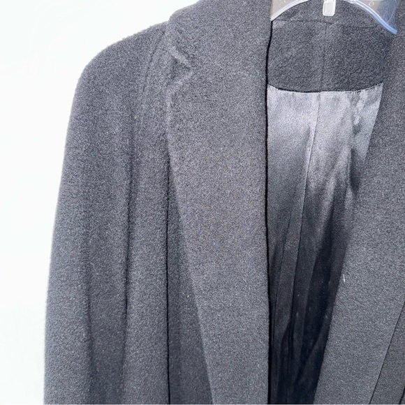 Cashmere Black Women's S Coat 1950s 1960s - Picture 3 of 10